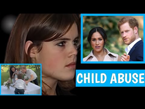 THIS IS NOT FAIR! Princess Eugenie Release Horrible Shots Of Meghan And Harry Abusing Their kids.