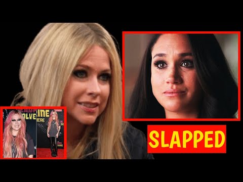 AVRIL LAVIGNE GIVES MEGHAN A DIRTY SLAP!As she warns her not to step feet at Deadpool & wolverine premiere.