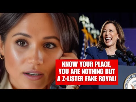 OMG! Meghan SLAPPED By Vp Kamla Harris With NIGHTMARE WARNING As Duchess Tipped For White House