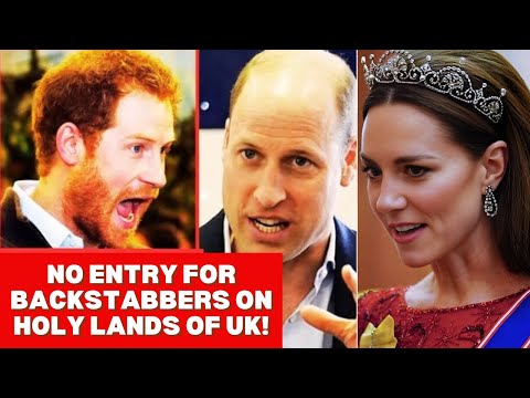 NEVER COMEBACK TRAITORS! Kensington Head Office Security BLACKLIST Harry & Meghan From UK Forever.