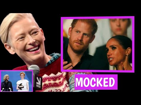 UNBELIEVABLE! Tilda Swinton Mocked Harry And Meghan In Speech At Venice Film Festival Calling The BROKE @ss